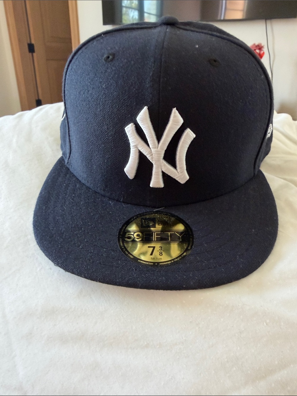 New York Navy Cap with White NY/with the Hundreds Logo